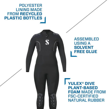 ScubaPro 3/2mm Womens Everflex Yulex Steamer Wetsuit - WET521 00-2XS