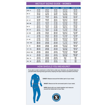 ScubaPro 3/2mm Womens Everflex Yulex Steamer Wetsuit - WET521 00-2XS