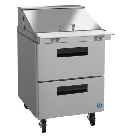 Hoshizaki SR27B-12MD2 | 27" Wide 2 Drawer Mega Top Sandwich Prep Table - SR27B-12MD2