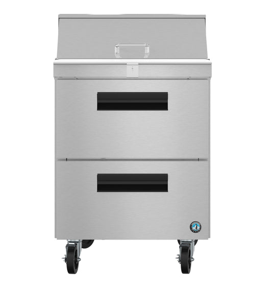 Hoshizaki SR27B-8D2 | 27" Wide 2 Drawer Sandwich Prep Table - SR27B-8D2
