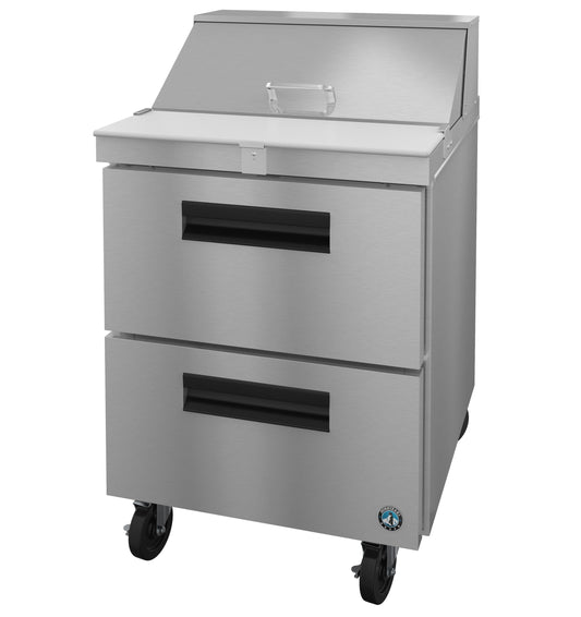 Hoshizaki SR27B-8D2 | 27" Wide 2 Drawer Sandwich Prep Table - SR27B-8D2