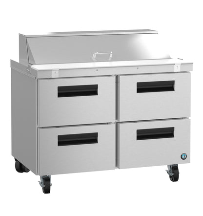 Hoshizaki 48" Wide 4 Drawer Sandwich Prep Table - SR48B-12D4