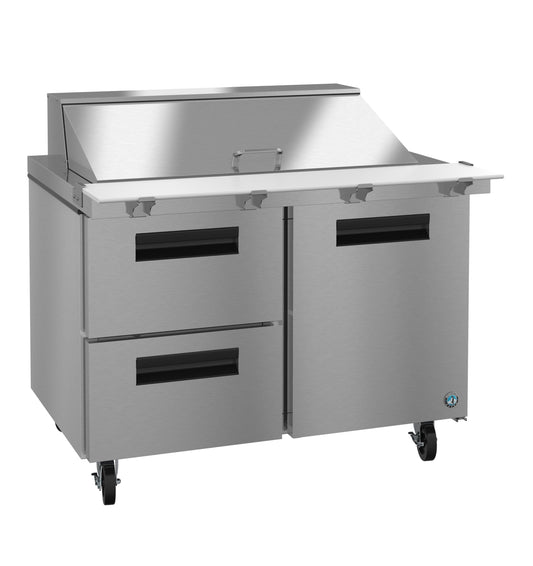 Hoshizaki SR48B-18MD2 | 48" Wide 2 Drawer Mega Top Sandwich Prep Table - SR48B-18MD2