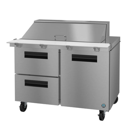 Hoshizaki SR48B-18MD2 | 48" Wide 2 Drawer Mega Top Sandwich Prep Table - SR48B-18MD2
