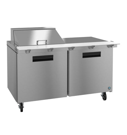 Hoshizaki 60" Wide 2 Door Mega Top Sandwich Prep Table - SR60B-12M