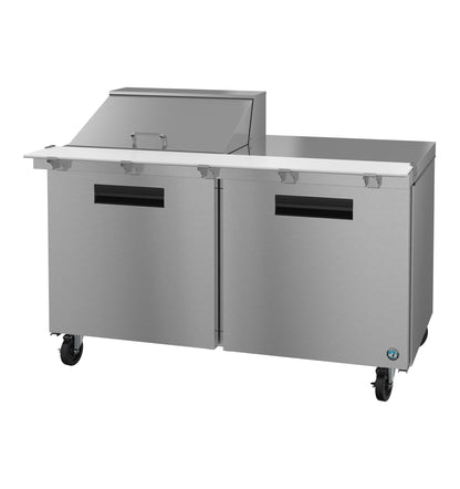 Hoshizaki 60" Wide 2 Door Mega Top Sandwich Prep Table - SR60B-12M