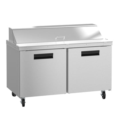Hoshizaki 60" Wide 2 Door Sandwich Prep Table - SR60B-16