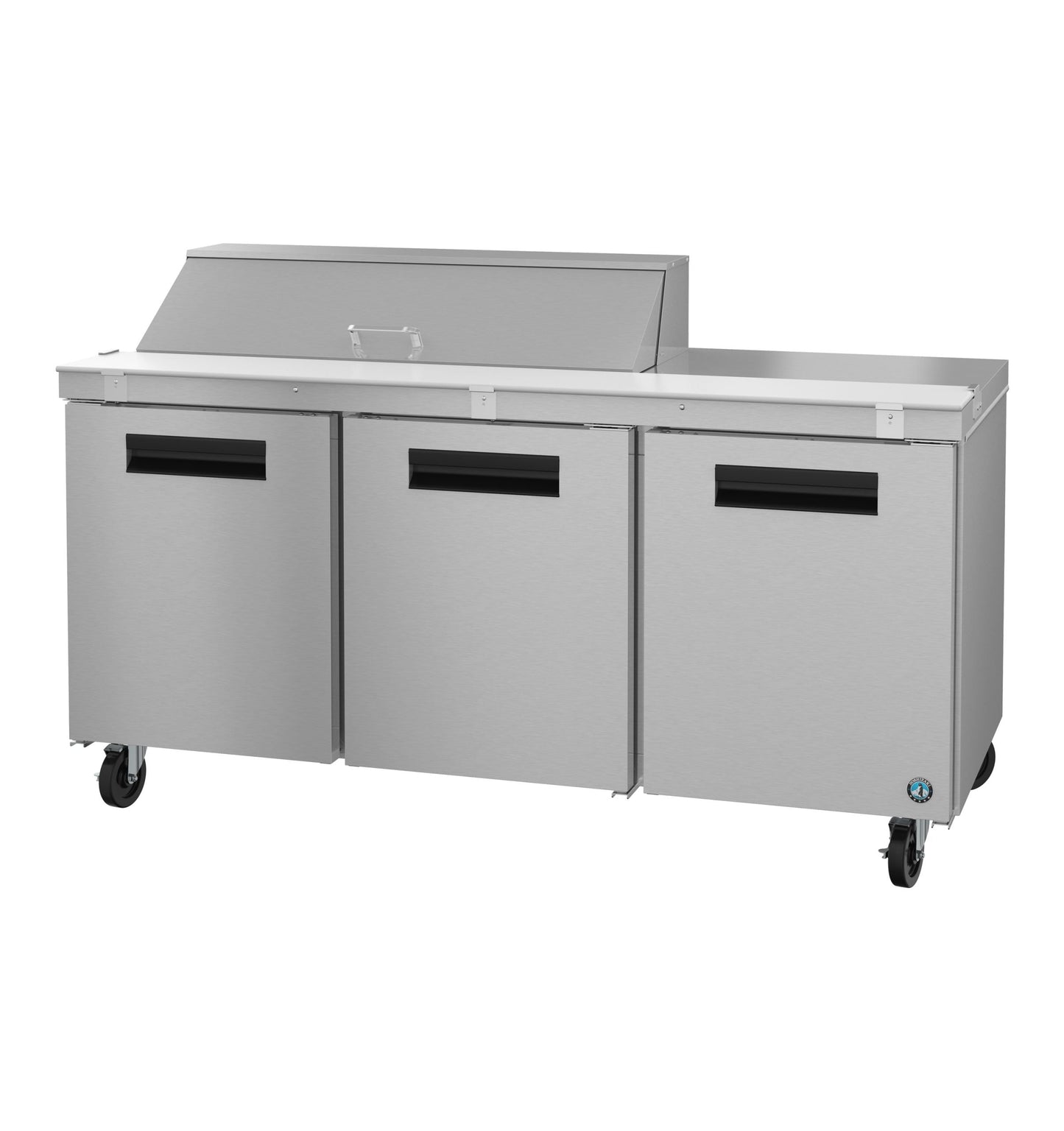 Hoshizaki 72" Wide 3 Door Sandwich Prep Table - SR72B-12