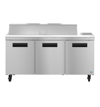 Hoshizaki SR72B-16 | 72" Wide 3 Door Sandwich Prep Table - SR72B-16