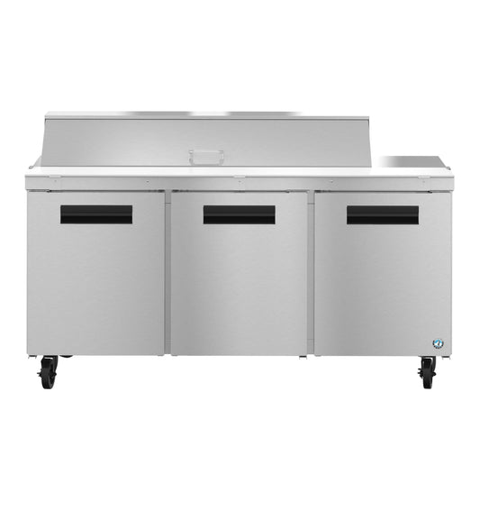 Hoshizaki SR72B-16 | 72" Wide 3 Door Sandwich Prep Table - SR72B-16