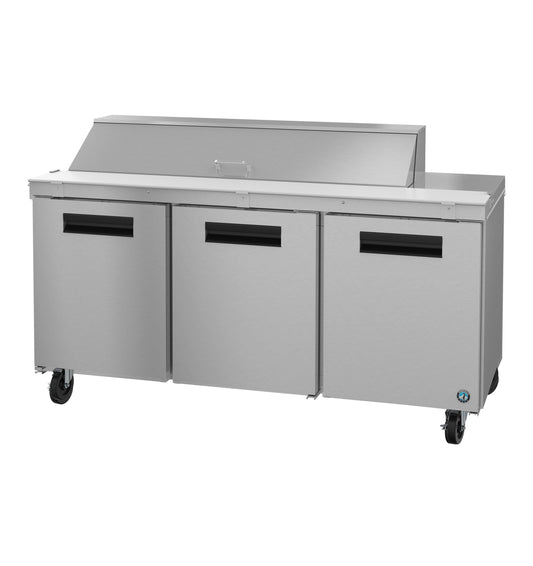 Hoshizaki SR72B-16 | 72" Wide 3 Door Sandwich Prep Table - SR72B-16