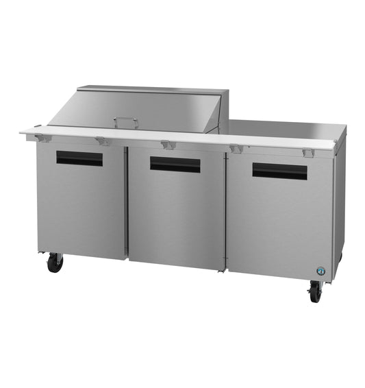 Hoshizaki 72" Wide 3 Door Mega Top Sandwich Prep Table - SR72B-18M