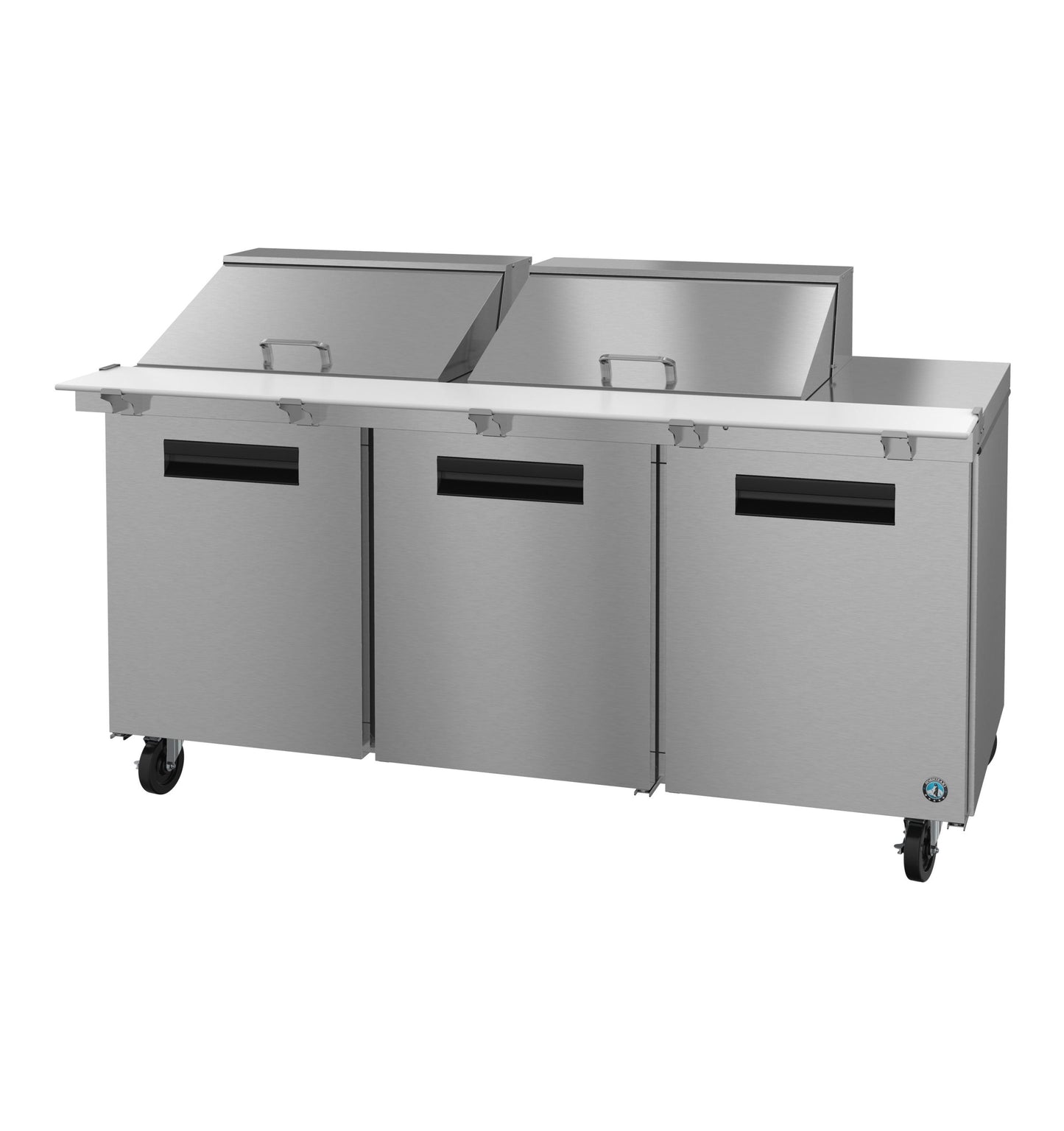 Hoshizaki SR72B-24M | 72" Wide 3 Door Mega Top Sandwich Prep Table - SR72B-24M