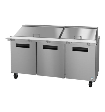 Hoshizaki 72" Wide 3 Door Mega Top Sandwich Prep Table - SR72B-30M