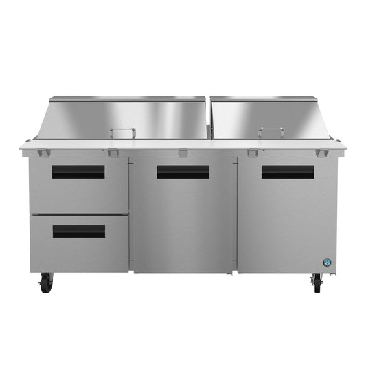 Hoshizaki SR72B-30MD2 | 72" Wide 2 Drawer Mega Top Sandwich Prep Table - SR72B-30MD2