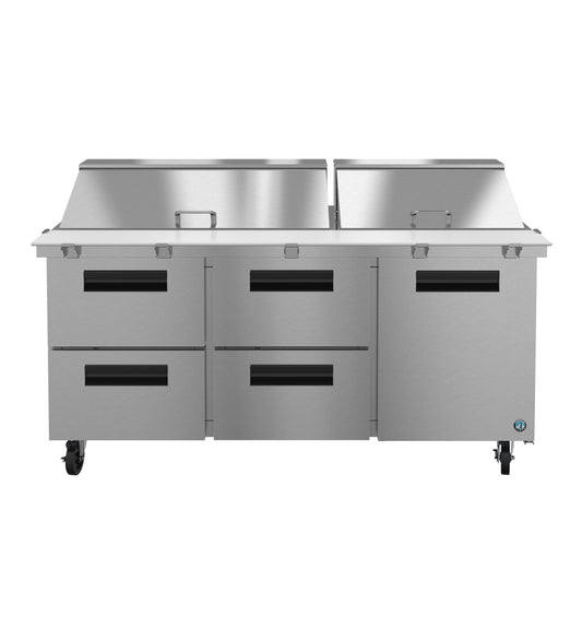 Hoshizaki SR72B-30MD4 | 72" Wide 4 Drawer Mega Top Sandwich Prep Table - SR72B-30MD4