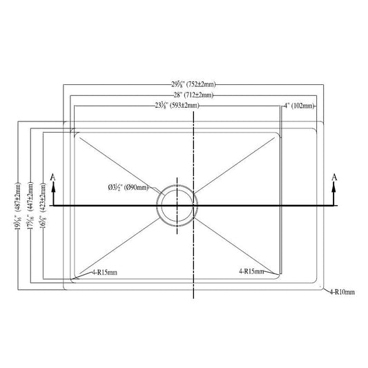 Dawn USASRF281710 Kitchen Sink