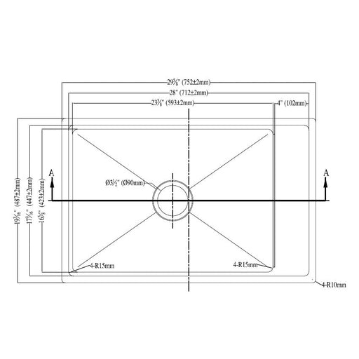 Dawn USASRF281710 Kitchen Sink