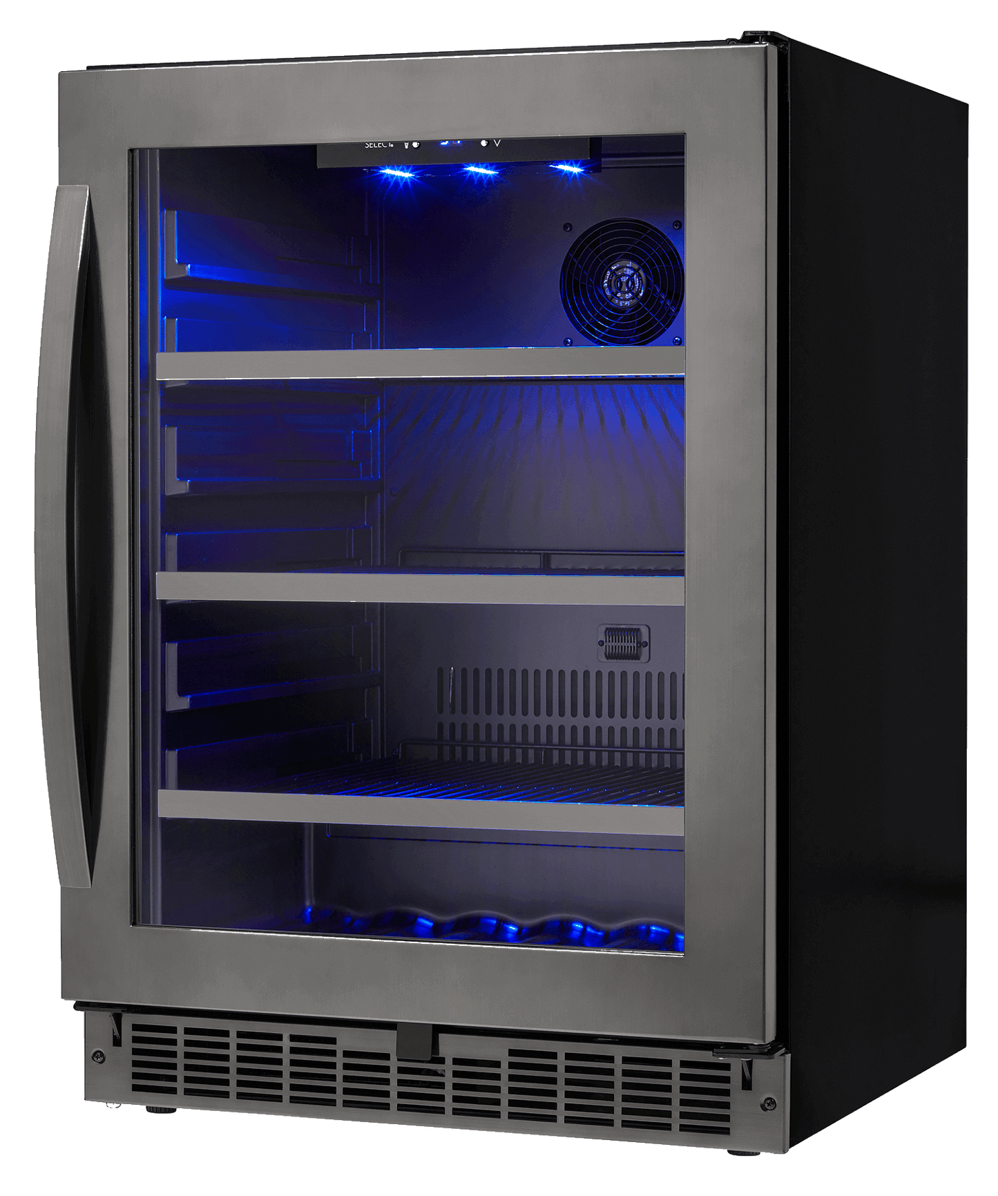 Danby - Silhouette Select Beverage Center, 138 Beverage Cans, 6 bottle WineBeverage Center - SSBC056D3B-S