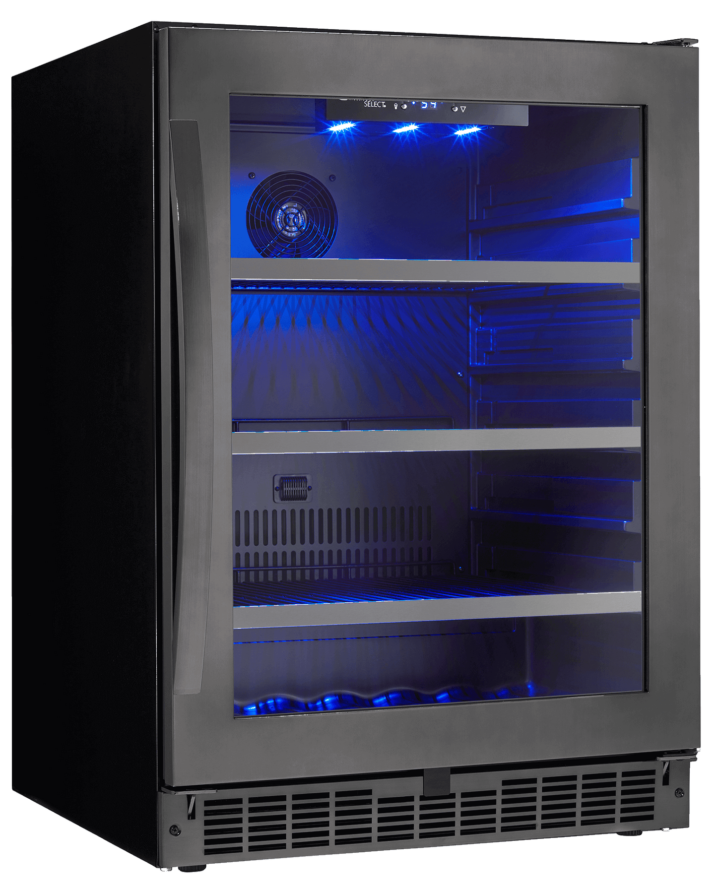 Danby - Silhouette Select Beverage Center, 138 Beverage Cans, 6 bottle WineBeverage Center - SSBC056D3B-S