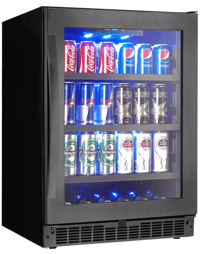 Danby - Silhouette Select Beverage Center, 138 Beverage Cans, 6 bottle WineBeverage Center - SSBC056D3B-S