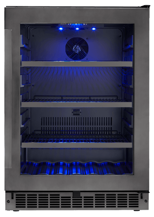 Danby - Silhouette Select Beverage Center, 138 Beverage Cans, 6 bottle WineBeverage Center - SSBC056D3B-S