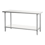 Atosa SSTW-3072 72" Gauge Stainless Steel Work Table with Undershelf - SSTW-3072