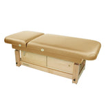 Touch America Face & Body Stationary Treatment Table with Hardwood Cabinet - 11520 + 41015-00