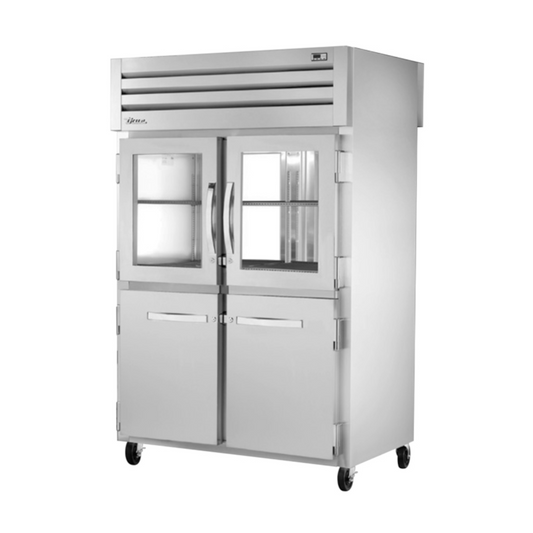 True STR2RPT-2HG/2HS-2G-HC Refrigerator, Pass-Thru - TRSTR2RPT2HG2HS2G
