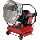 SUNFIRE SF80 Portable Radiant Heater, Dual Fuel Radiator, Max Heat Output 80,000 BTU/Hr - SF80