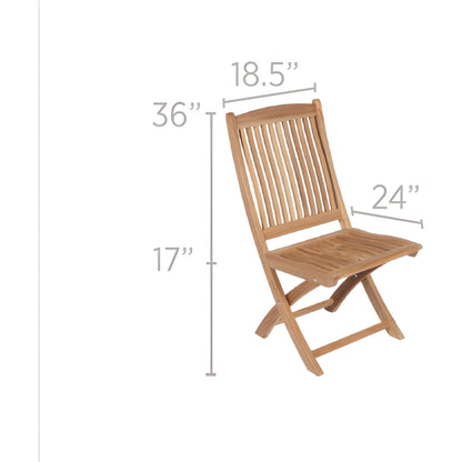 Royal Teak Collection Sailor Folding Side Chair - SFCWA