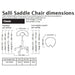 CLEARANCE Salli Classic Ergonomic Saddle Chair or Stool Royal Blue/Light Gray - : SS-CL-SS-MU