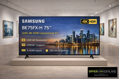 Samsung  Series 75" UHD 4K HDR Commercial Display - Buy Online | Authorized Dealer - BE75FX-H