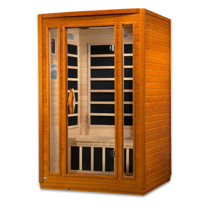 Dynamic Saunas San Marino 2-person Low EMF Infrared Sauna (DYN-6206-01) - DYN-6206-01