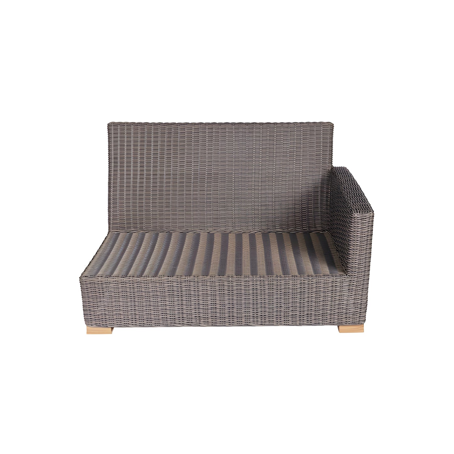 Royal Teak Collection Sanibel 2-Seater Arm Left Frame- SB2LFO