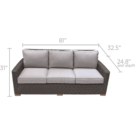 Royal Teak Collection Sanibel Sofa - SBS3