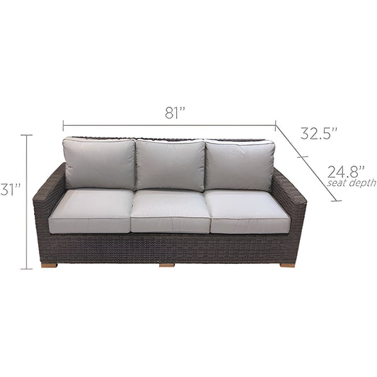 Royal Teak Collection Sanibel Sofa - SBS3SP