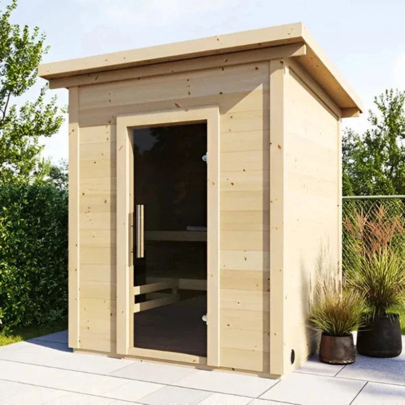 SaunaLife Model G2 4-Person Outdoor Home Sauna Kit SL-MODELG2