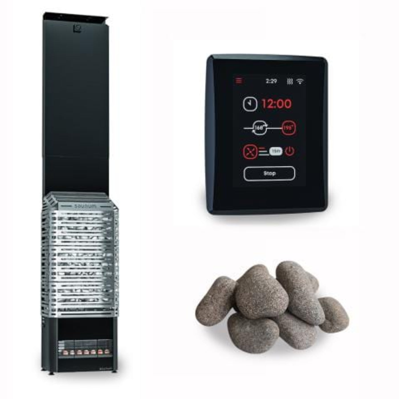 Saunum AIR 7 WiFi Sauna Heater Package - Air-7-SSB