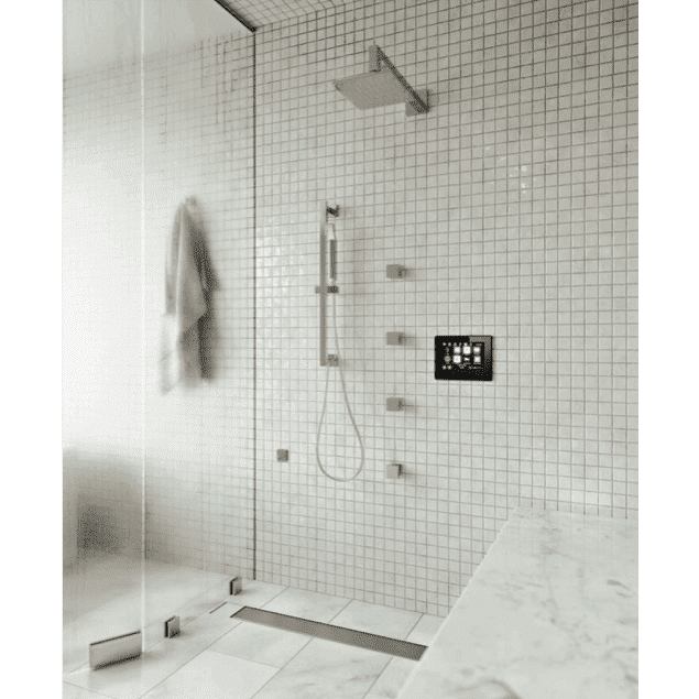 ThermaSol Waterproof 7" Smart Shower Controller The "ThermaTouch" Steam Shower Control Unit - TT7-BK