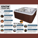 QCA Spas - Star Series - Orion 5 Person Lounger Hot Tub