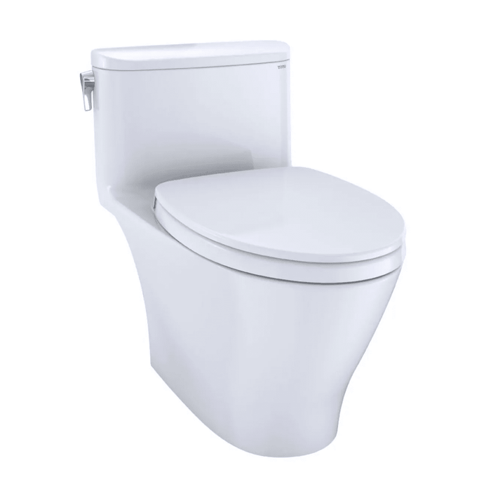 TOTO Nexus 1.0 GPF One Piece Elongated Chair Height Toilet with Tornado Flush Technology - SoftClose seat included MS642124CUFG#01