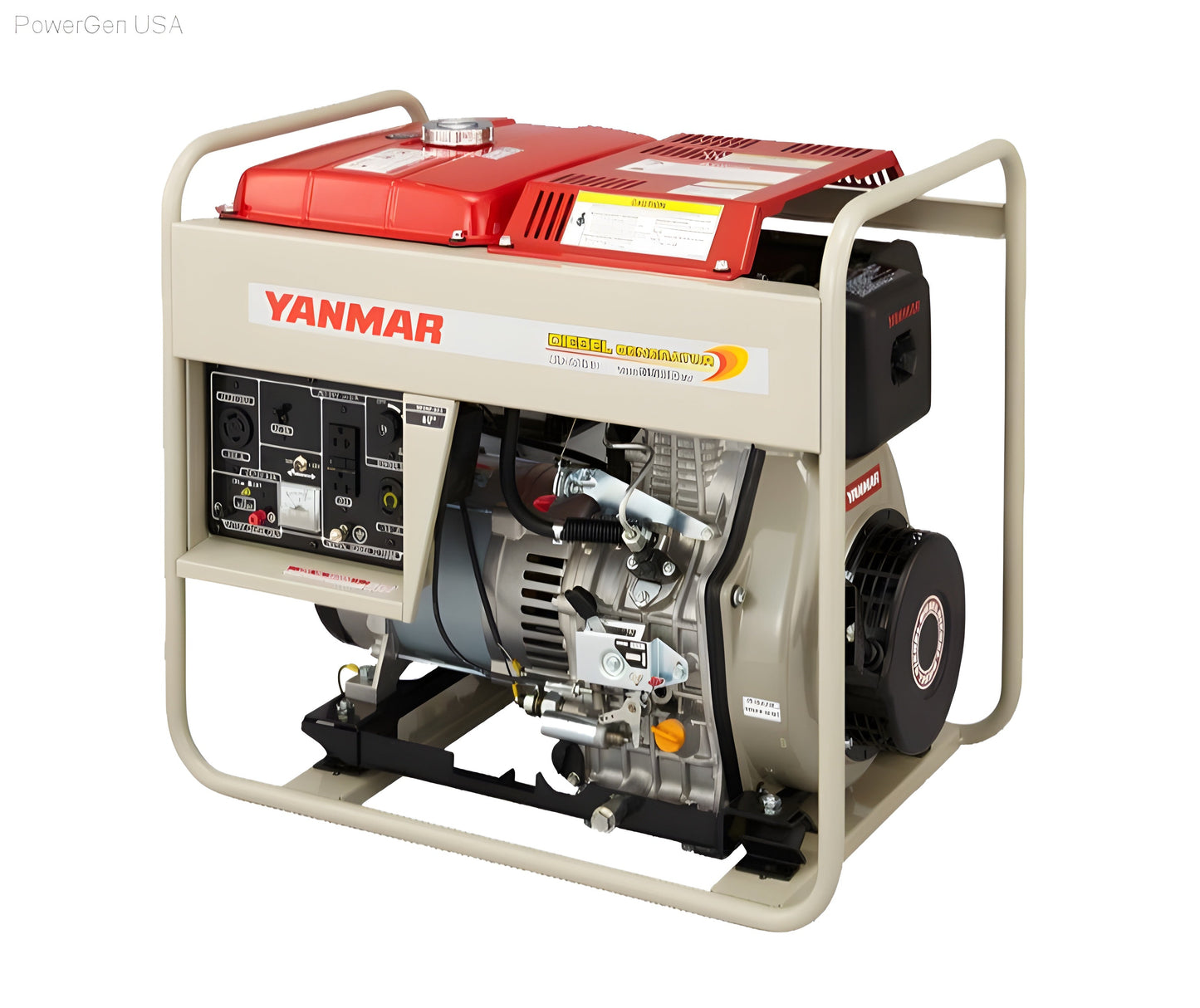 Aurora Generators 5.5kW 5500 Watt Yanmar Powered Portable Diesel Generator- PowerGen USA - YDG5500W-6EI