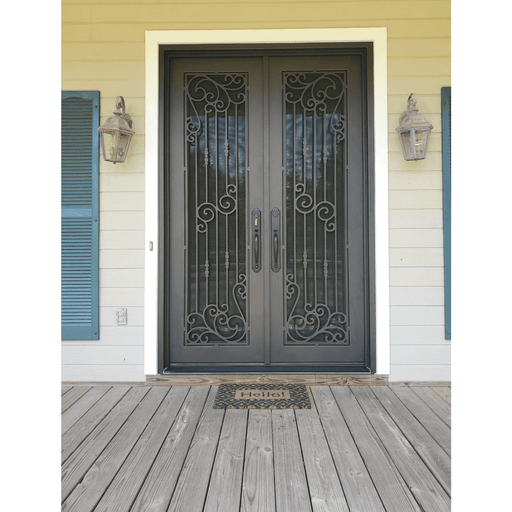 Premier Iron Doors USA Made Custom Iron Entry Door Orleans Design