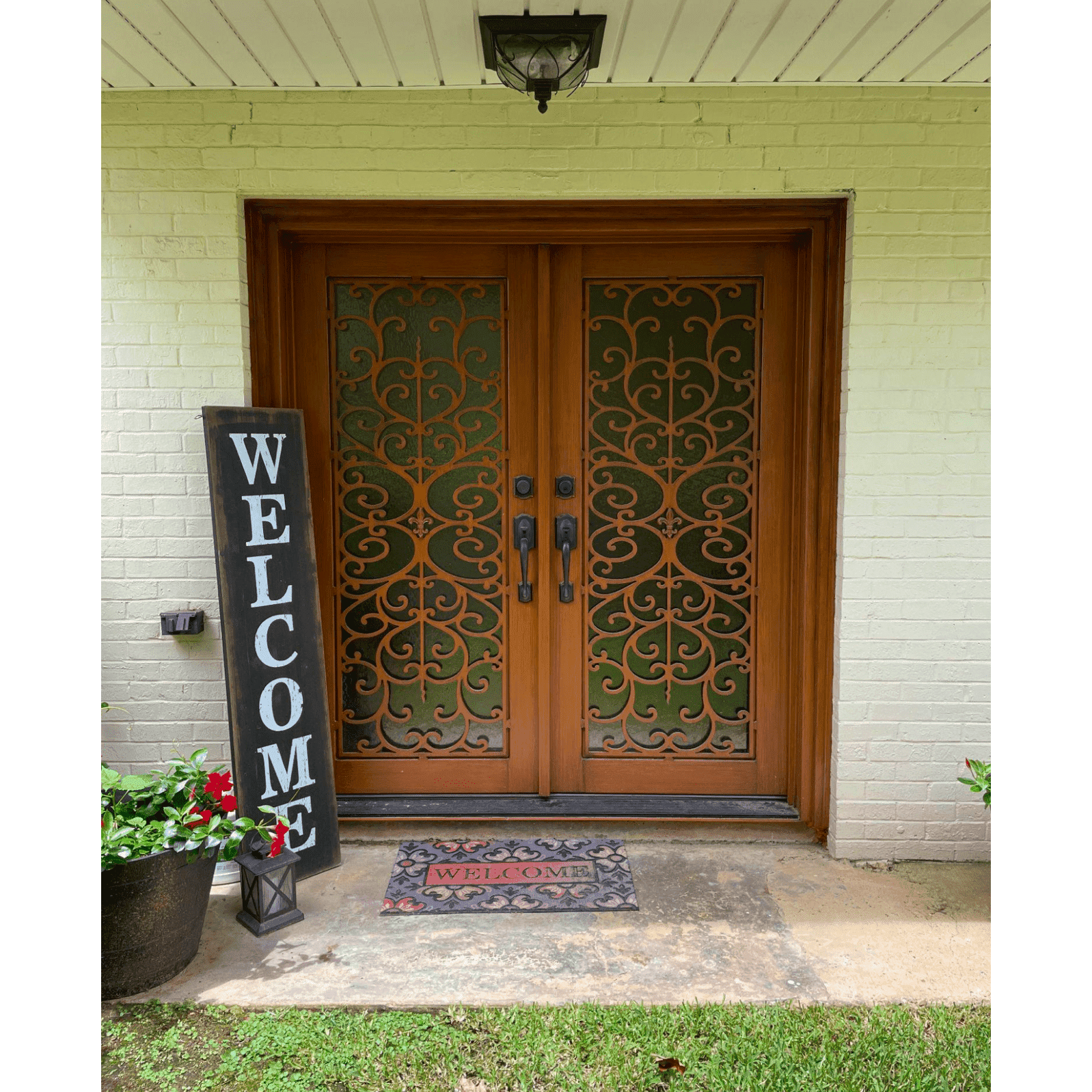 Premier Iron Doors USA Made Custom Iron Entry Door Tuscan Design