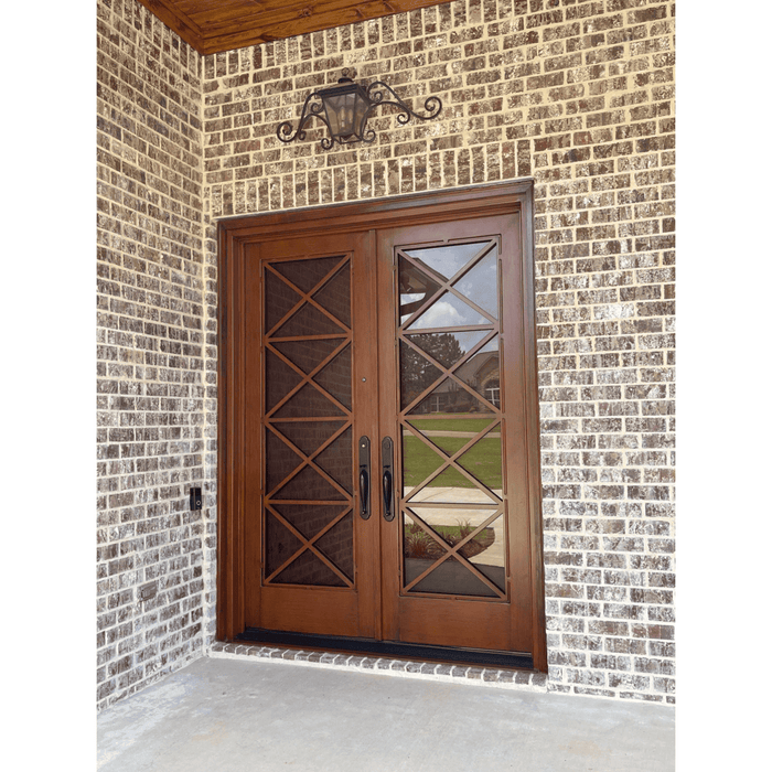 Premier Iron Doors USA Made Custom Iron Entry Door Eskridge Design