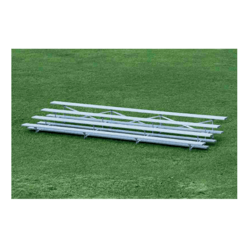 4 Row Low Rise Aluminum Bleachers - TR-0415ALRSTD