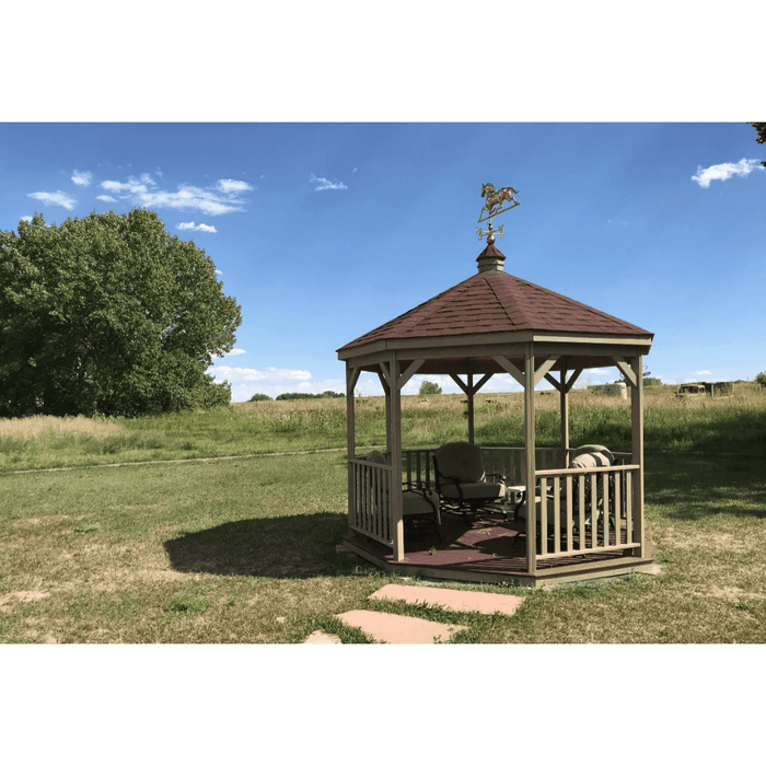 Amish Country Gazebos Wood Gazebo-In-A-Box KIAB-WGIB