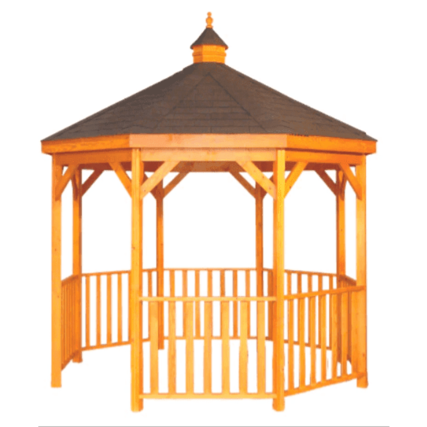 Amish Country Gazebos Wood Gazebo-In-A-Box KIAB-WGIB