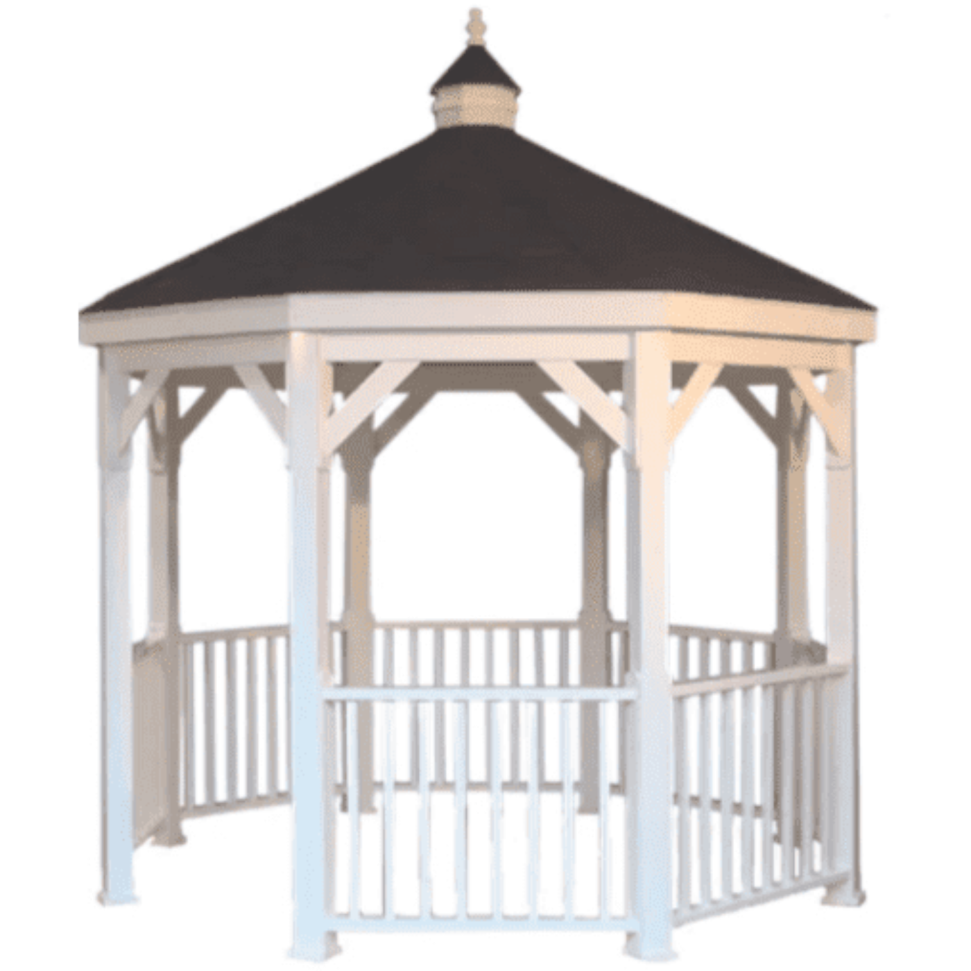 Amish Country Gazebos Vinyl Gazebo-In-A-Box KIAB-VGIB